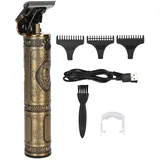 lyrlody Elektrischer Haarschneider Professioneller Bartschneider Präzisions-Konturenschneider Kabelloser Elektrischer Haarschneider für Den Heim- und Friseurgebrauch