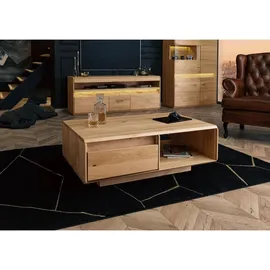 G + K Couchtisch Cardiff Beige Wildeiche 110 x 70 x 40 cm