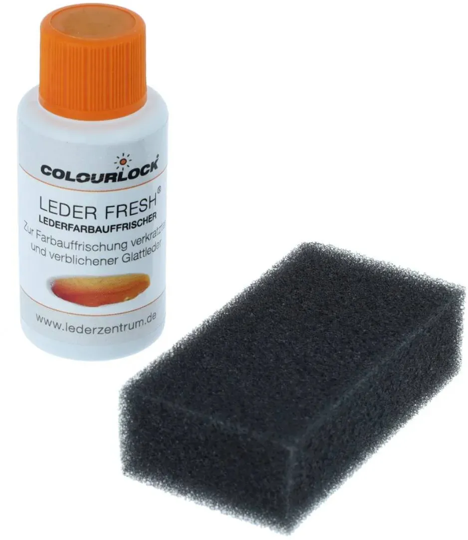 colourlock leder fresh schwarz