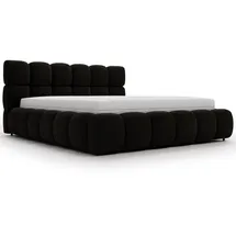 GRAINGOLD Polsterbett, Schwarz, Textil, 140x200 cm, Schlafzimmer, Betten, Polsterbetten