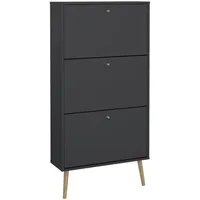 Andas Livetastic Schuhkipper, grau 70.3x139.3x24.1 cm,