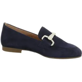Gabor Slipper & Mokassin 5.211, Rauleder, Blau, Damen - Blau - 43