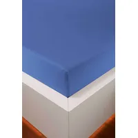Bellana jersey Royal jersey Spannbetttuch Blau, 180-200 x 200-220