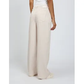 Gang Weite Jeans 94CARLOTTA weiter Fit im bodenlangen Palazzo-Style beige 29