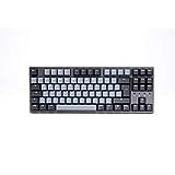 DURGOD Taurus K320 TKLMechanische Gaming-Tastatur - 88 Tasten - Double Shot PBT - USB Typ C - QWERTZ - Deutsches Layout (Space Grey, Cherry Mx Brown)