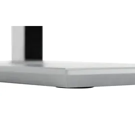 Sofa.de Beistelltisch auf Rollen höhenverstellbar silber 47 x 47 cm