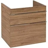 Villeroy & Boch Villeroy und Boch Venticello Waschtisch-Unterschrank A92401RH 60,3x59x50,2cm, Griff Chrom, Kansas Oak