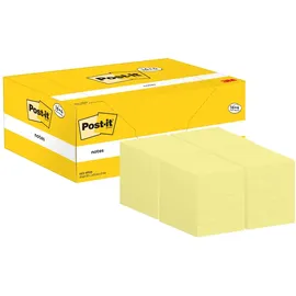 Post-it Notes Haftnotizen gelb, 16 Blöcke + GRATIS 4 Blöcke