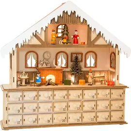 Small Foot Company Adventskalender Stube mit Beleuchtung 10546