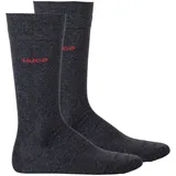 Hugo 2er Pack Businesssocken Schwarz/Grau 43-46