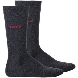 Hugo 2er Pack Businesssocken Schwarz/Grau 43-46