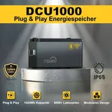 epp solar TSUN DCU1000 Solarspeicher 1024Wh Plug and Play PV Speicher für Balkonkraftwerk