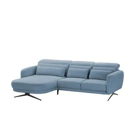 Switch Eckcouch Flachgewebe 3-Sitzer Blau