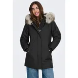 Only Parka in Schwarz - M