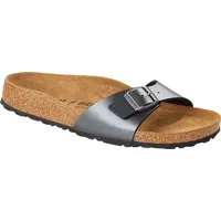 Birkenstock Madrid Damen Pantoletten in Schwarz, Größe 38 - Schwarz - 38