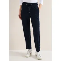 Cecil Style Tracey Comfort Fit Stoffhose Blau S 38