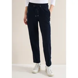 Cecil Style Tracey Comfort Fit Stoffhose Blau S 38