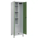 Californian Products CP Putzmittelschrank Classic Plus 080110-00 S10021 lichtgrau, resedagrün 60,0 x 50,0 x 195,0 cm, aufgebaut