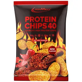 IronMaxx Protein Chips 40 Hot Chilli 50 g