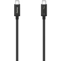 Hama Thunderbolt Anschlusskabel USB-C 0,8 m 40 Gbit/s Schwarz