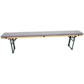 TexDeko Bankauflage 220 x 25 x 4 cm grau 1 St.