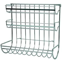 Gravidus Küchenleiste mit Rollenhalter Küchenrollenhalter Frischhaltefolie Alufolie