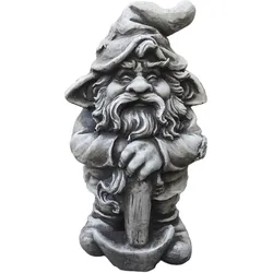 Gartenfigur Zwerg Figur Skulptur Gartendeko Garten Terrasse Deko Staue