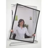 culex Fliegenschutzgitter mit Aluminiumrahmen 130 x 150 cm Anthrazit