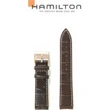 Hamilton Leder Thinline / Squarelin Band-set Leder-braun-20/18 H690.384.103 - braun