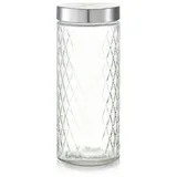 Zeller Vorratsglas 2000 ml Raute mit Metalldeckel Vorratsgefäss Vorratsbehälter
