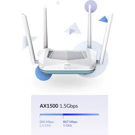 D-Link R15 Eagle Pro AI AX1500 Smart Router