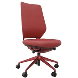fm Büromöbel Bürostuhl »Asiento« ohne Armlehnen Komfort rot