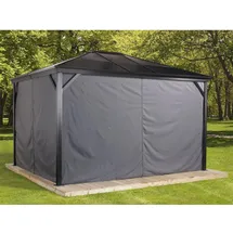 Sojag Seitenwand-Set für Pavillon Verona 2 Stück 4,23 x 1,0 m Dunkelgrau