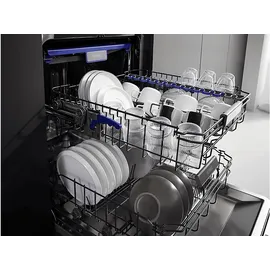 KOENIC KDW 6041 B BU Einbau-Geschirrspüler (unterbaufähig, 595 mm breit, Edelstahl)