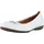 Gabor Ballerina weiß Leder Schleife 04.164.21 für Damen, weiß, Größe 36 EU 3,5 UK