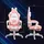 Homcom Gaming Stuhl Rosa