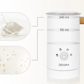 Zeegma Milchaufschäumer weiß