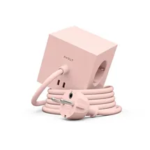 Avolt Steckdosenleiste 3 m Pink 3 St.