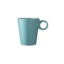 Mepal Bloom Henkelbecher Outdoor Geschirr Melamin, 300 ml 105953094600  , Farbe: pebble green