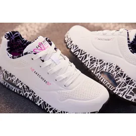 SKECHERS Uno - Loving Love white/black 35