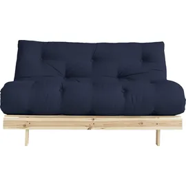 Karup Roots Schlafsofa Baumwolle 2-Sitzer Blau