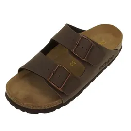 ROHDE Alba für Damen Frauen Sandale Pantolette Zweiriemer Hausschuhe 5631 braun, Schuhgröße:43 EU