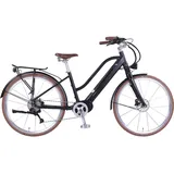 Ego Movement E-Citybike Classic 25 Cleopatra E-Bike Trapez 45 cm Schwarz 28 Zoll 45 CM