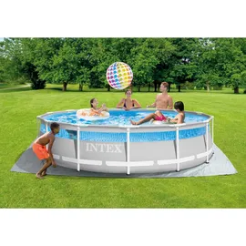 Intex Clearview Premium Frame Pool Set 427 x 107 cm inkl. Filterpumpe und Boden-Schutzplane