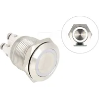 DeLock 20977 Druckknopf Panel Silber