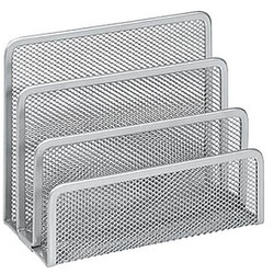 Zeller Briefständer Meshline silber