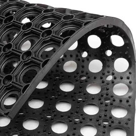 Astra Outdoor-Fussmatte, schwarz Textil, 60x80 cm Teppiche | Böden, Teppiche