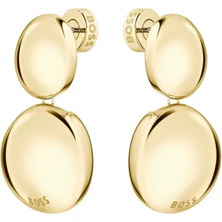 Boss Paar Ohrhänger NUGGET gelb|goldfarben