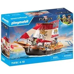 PLAYMOBIL 71418 Kleines Piratenschiff