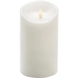 Konstsmide LED Echtwachskerze 18 cm weiß